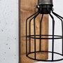 Opviq Pp171 Lámpara de pared de madera maciza